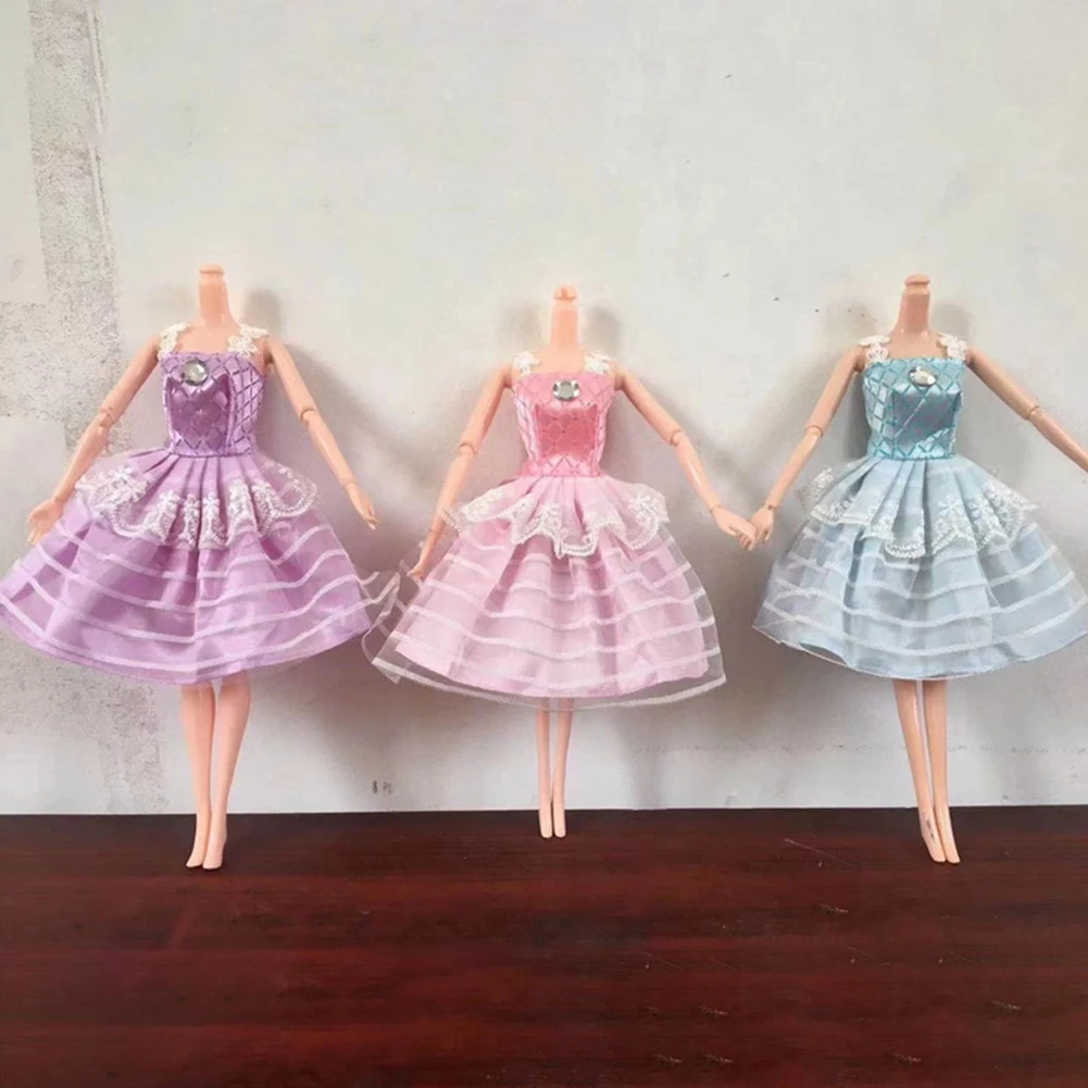 

Набор одежды для кукол «сделай сам», вечернее платье, аксессуары для кукольного домика для детей, подарок на Рождество, день рождения