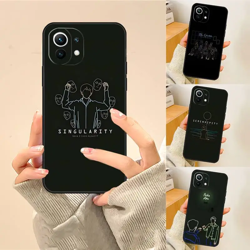 

Love Yourself Art Phone Case For Redmi Note 11 9 8 7 11e 10 10T 9S 8T 7A K40 Pro Plus Shockproof Accessories Cover