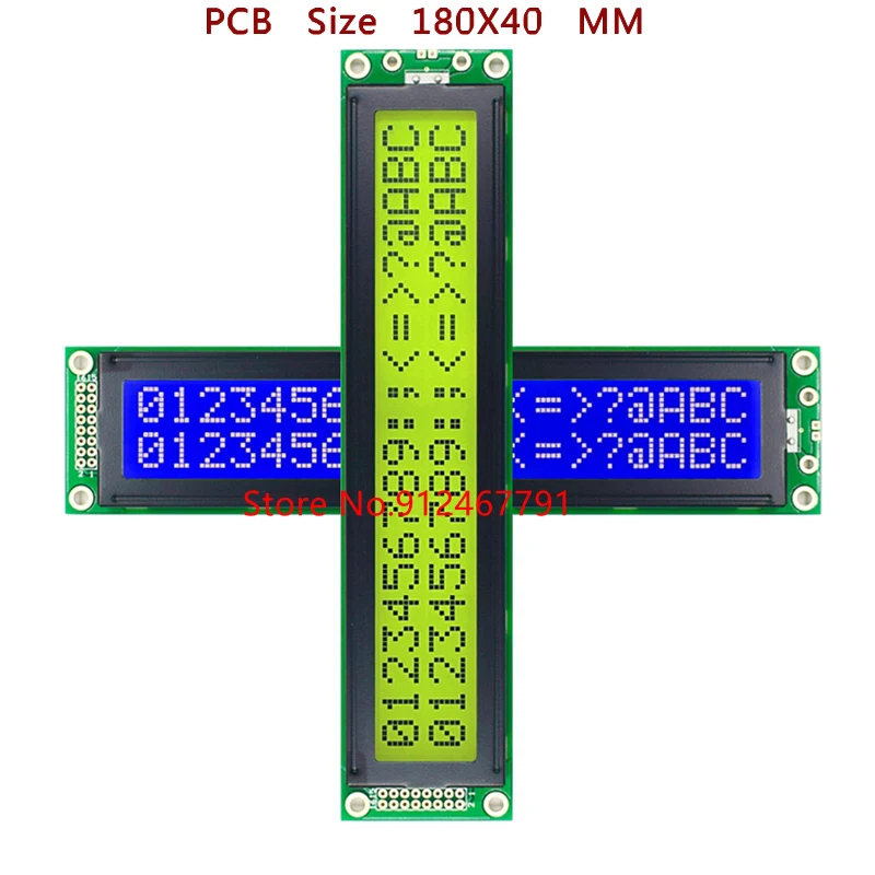 5 В большой размер 202 20X2 2002 2002A ЖК-модуль экран LCM HD44780 KS0069 синий желтый цвет