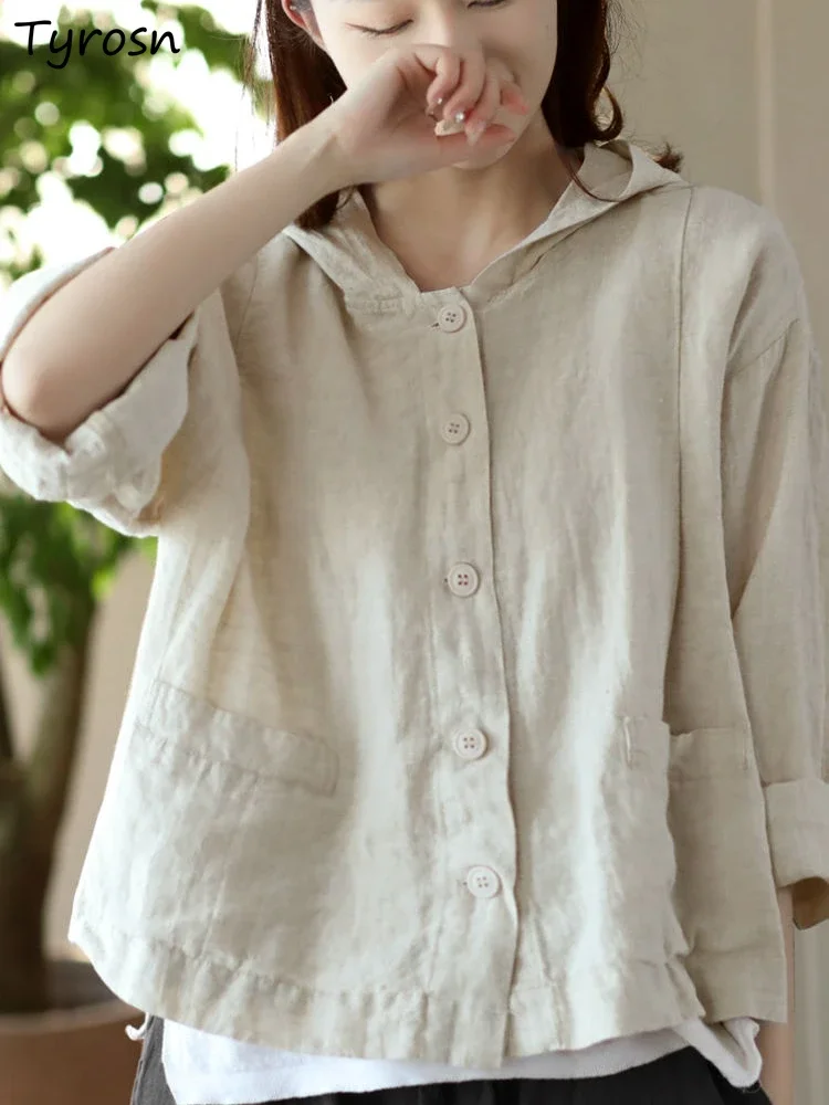 Куртки женские для отдыха свободные удобные однотонные в китайском стиле