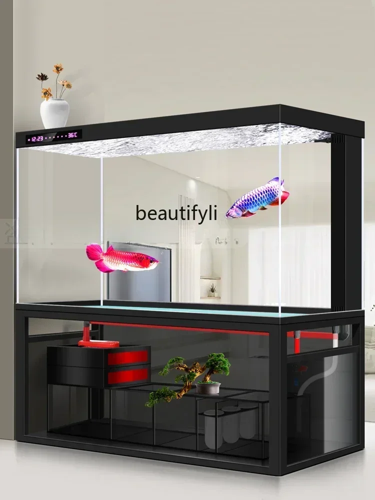 NQ Гостиная Сменный фильтр для воды Нижний Аквариум рыбы-дракона Бытовой супер