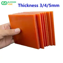 Thickne 2/3/4/5mm Bakelite Plate Insulation Board Special Carte Insulating Plate Bakelite Sheet Electrical Panel Plexiform Layer