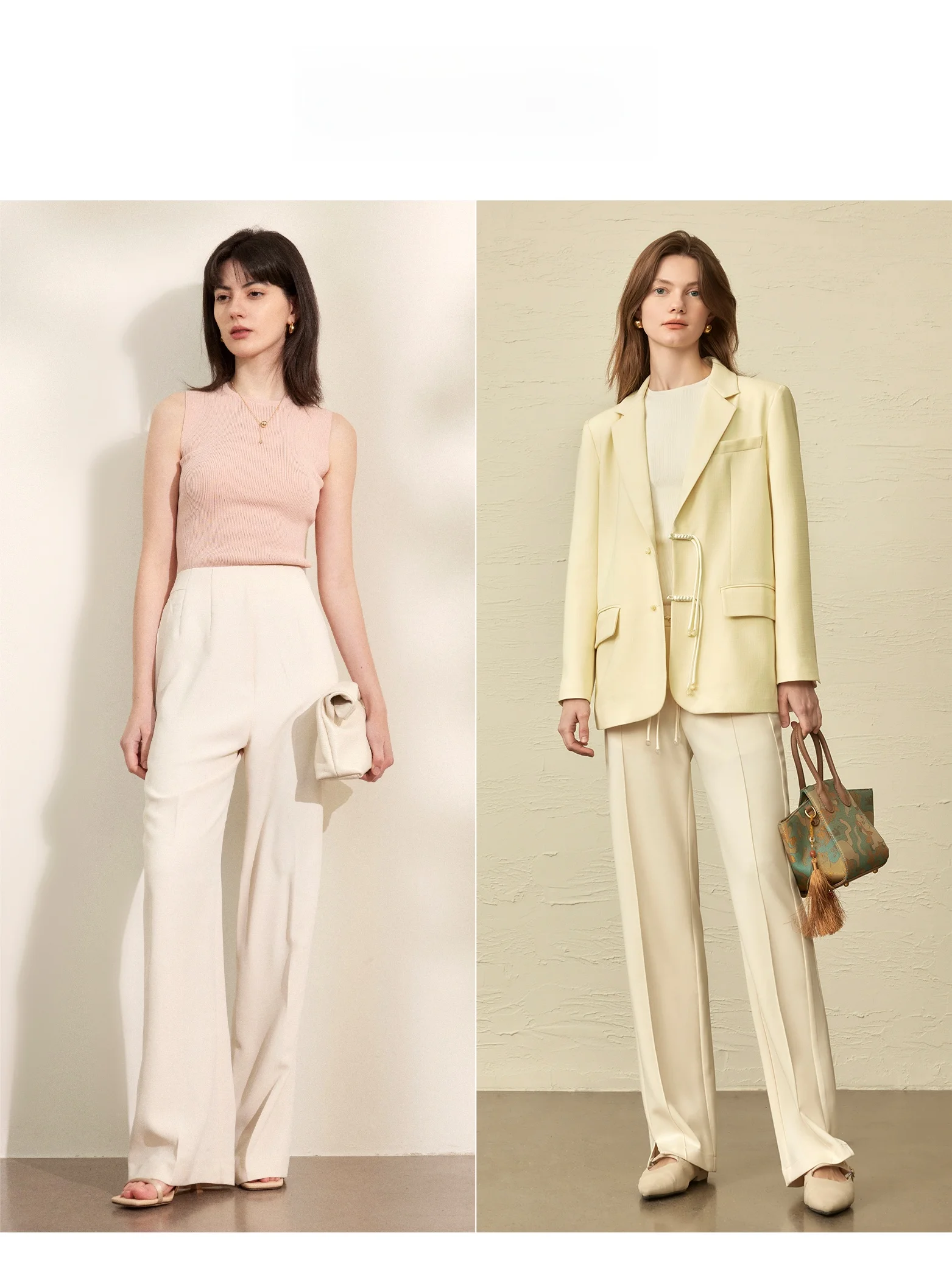 Жилет Pumpkin Valley Cool Feeling ~ U Хлопок + Ацетат Классический базовый жилет Bai Match с круглым