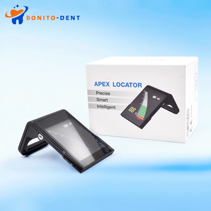 Bonito-Dent Dental Apex Locator Тестер длины корневого канала Цветной датчик с большим экраном