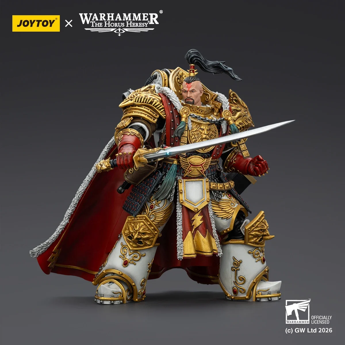 Фото Фигурка JOYTOY 1/18 Warhammer: Ересь Хоруса, Белые Крылья, Джагатай Хан, Примарх V-го Легиона №4