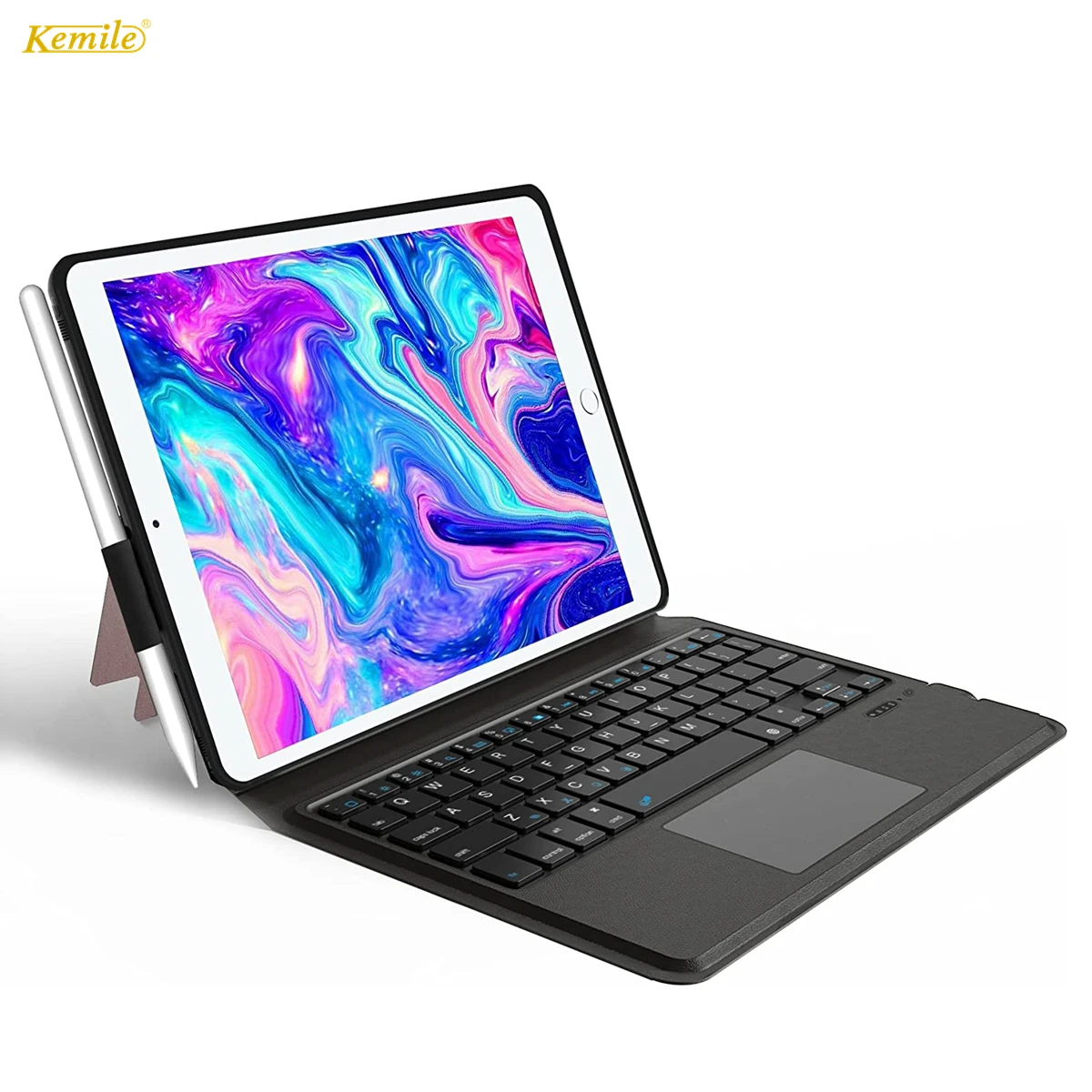 

Smart iPad Case with Keyboard for iPad 9th 8th 7th Gen 2021 2020 2019 &iPad Air 3rd 2019 &iPad Pro 10.5" 2017,Slim iPad Keyboard