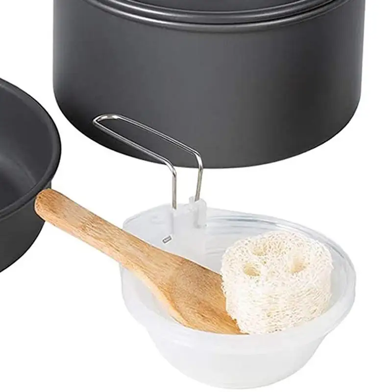 

Портативная Прозрачная Пластиковая Складная ложка, кухонная утварь, уличный ковш для приготовления пищи, суп для кемпинга