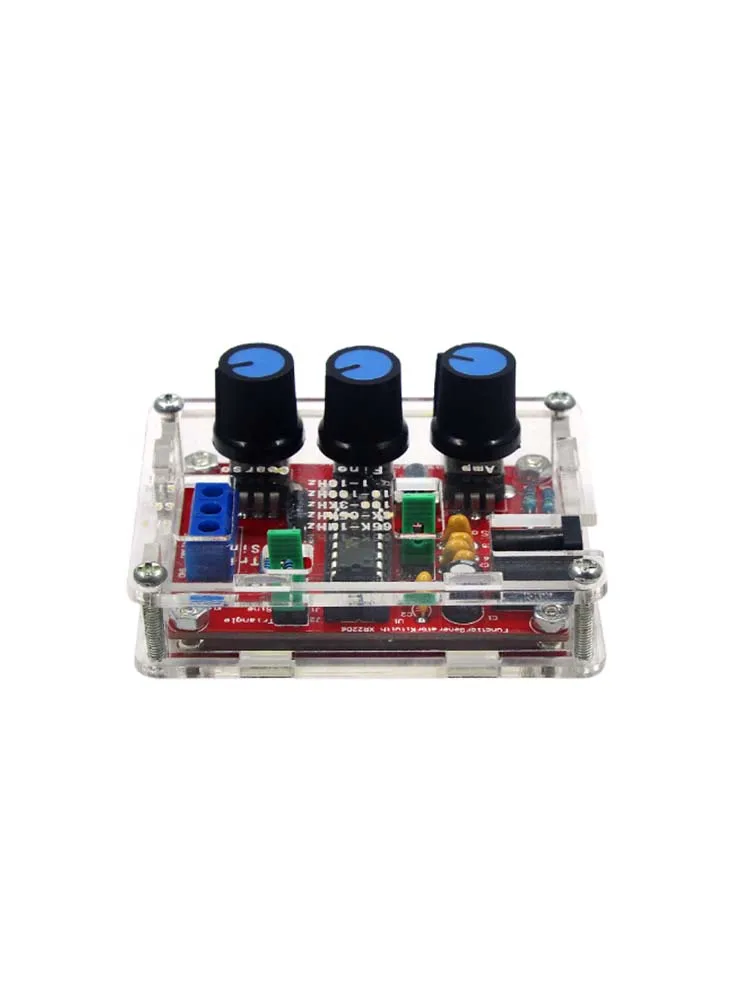 

1Hz -1MHz XR2206 Function Signal Generator Sine/Triangle/Square Output Signal Generator Adjustable Frequency Amplitude