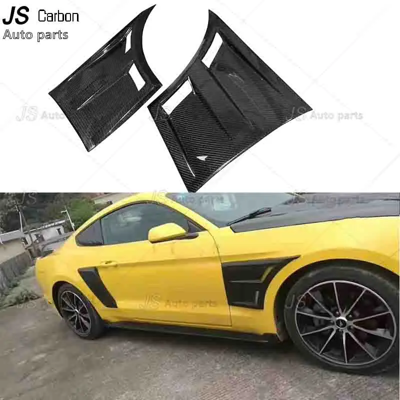 Стайлинг автомобиля 2 шт./компл. боковые крылья из углеродного волокна