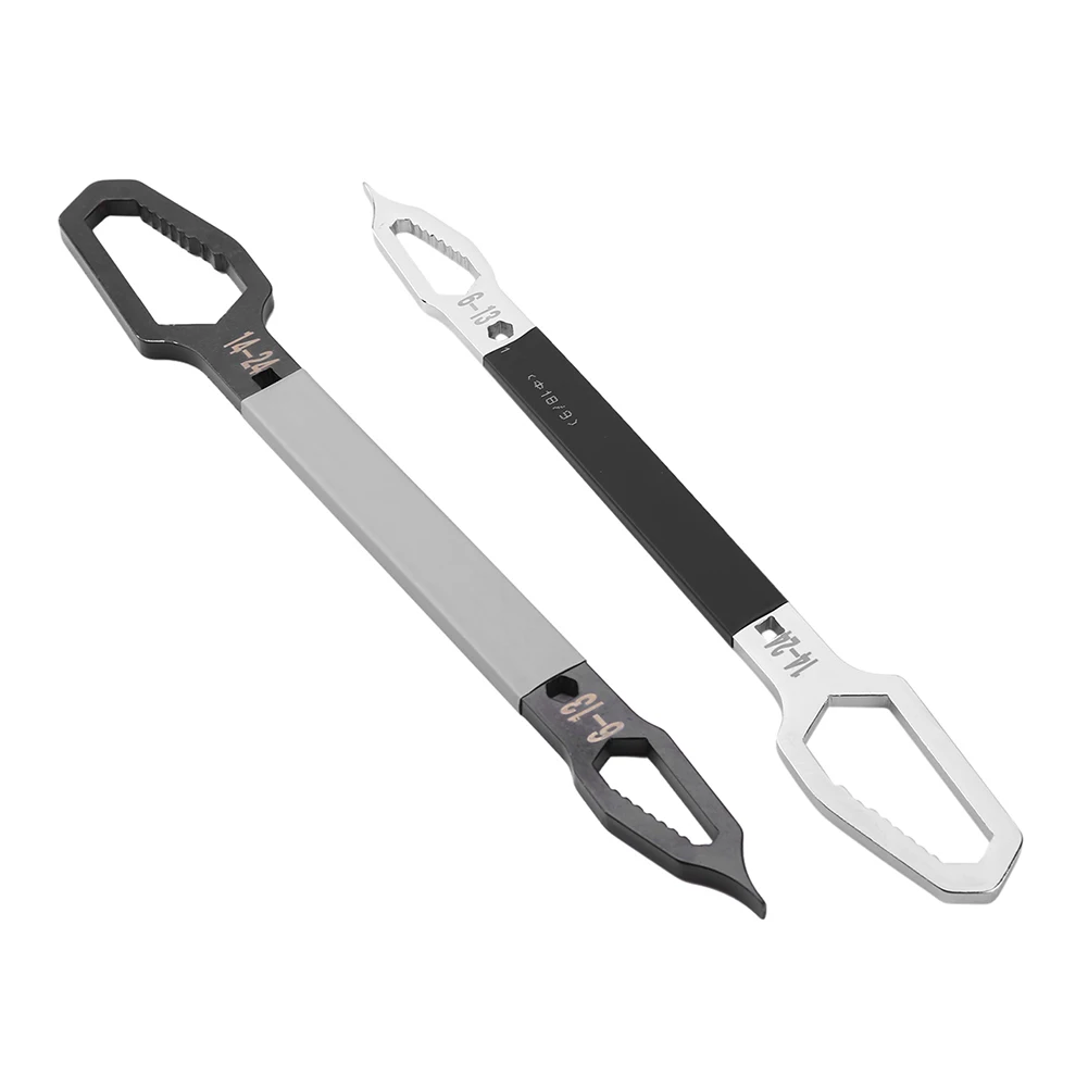 

Universal Torx Wrench 6-24mm Adjustable Self Tightening Glasses Wrench Plate Double End Torx Wrench Factory Hand Tool