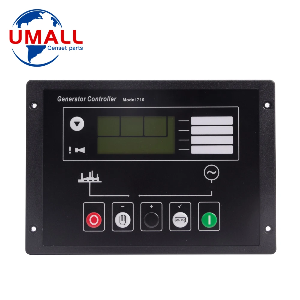 Модуль управления автозапуском deepsea dse710, детали дизельного генератора, электронная плата управления, ЖК-дисплей, мониторы генератора