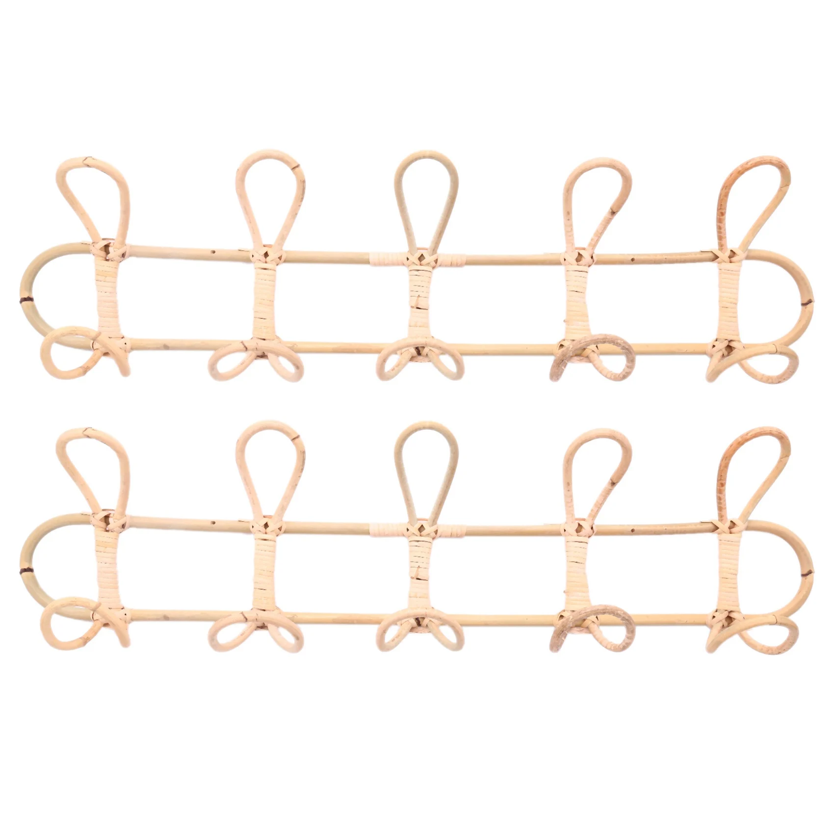 

2 шт., настенные крючки из ротанга