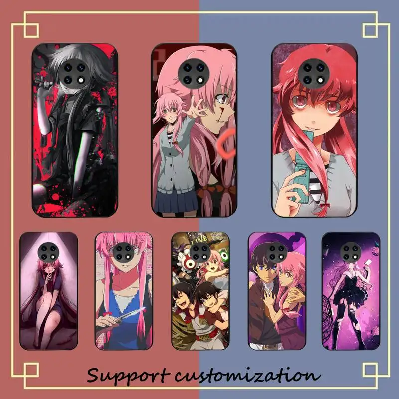

Mirai Nikki Future Phone Case For Redmi Note 4 X 5 A 6 7 8 Pro T 9 Pro 9S 10 Pro 11 Pro 11S 11Epro PocoM3pro