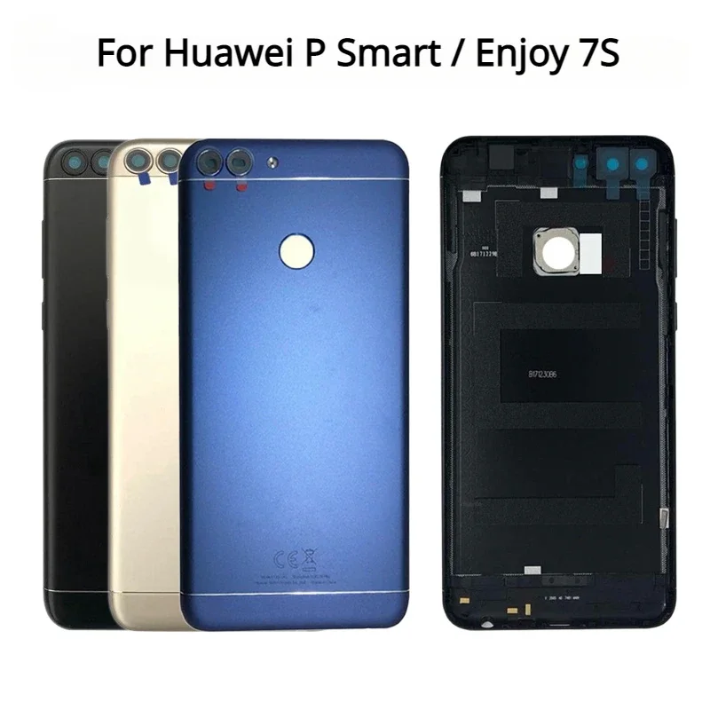 Задняя крышка батарейного отсека для Huawei P Smart FIG-LX1 LA1 LX2 задняя Enjoy 7S корпуса Замена