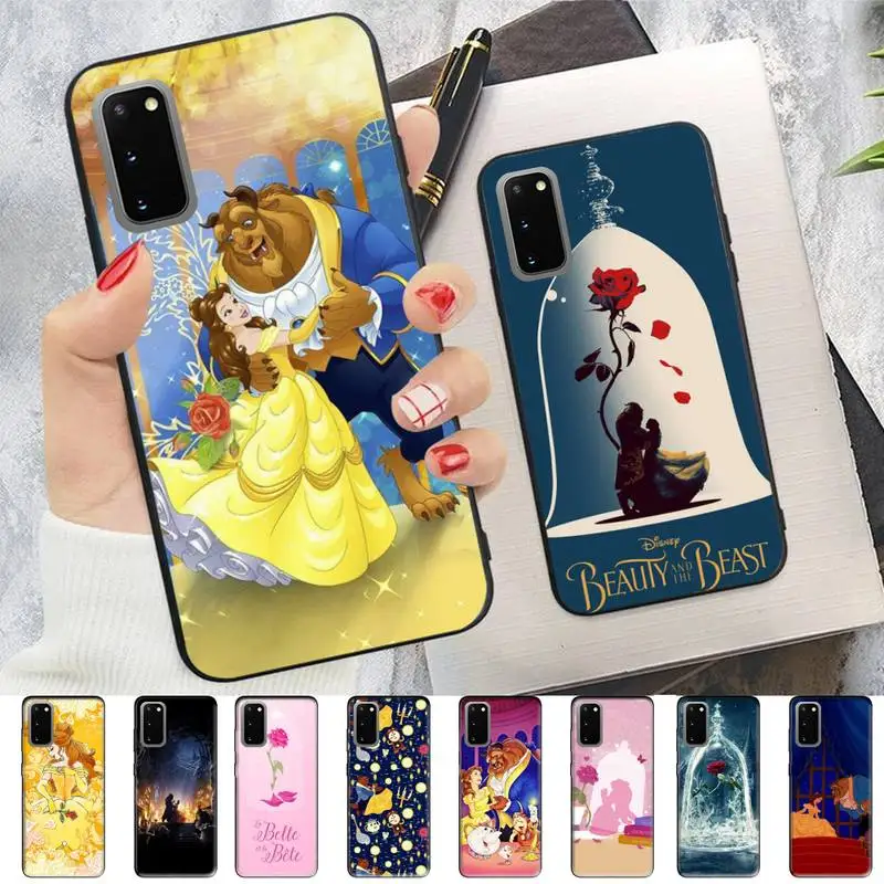 

Disney Beauty and the Beast Belle Phone Case for Samsung S10 21 20 9 8 plus lite S20 UlTRA 7edge