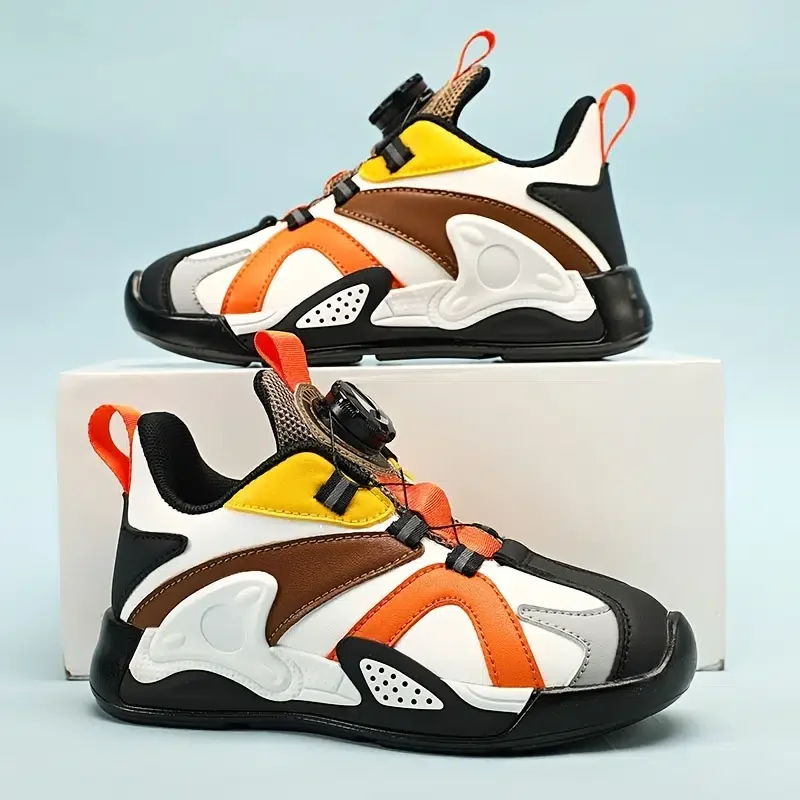 Kids Ultralight Breathable Sneakers With Chic Design For Outdoor Tennis Running Walking