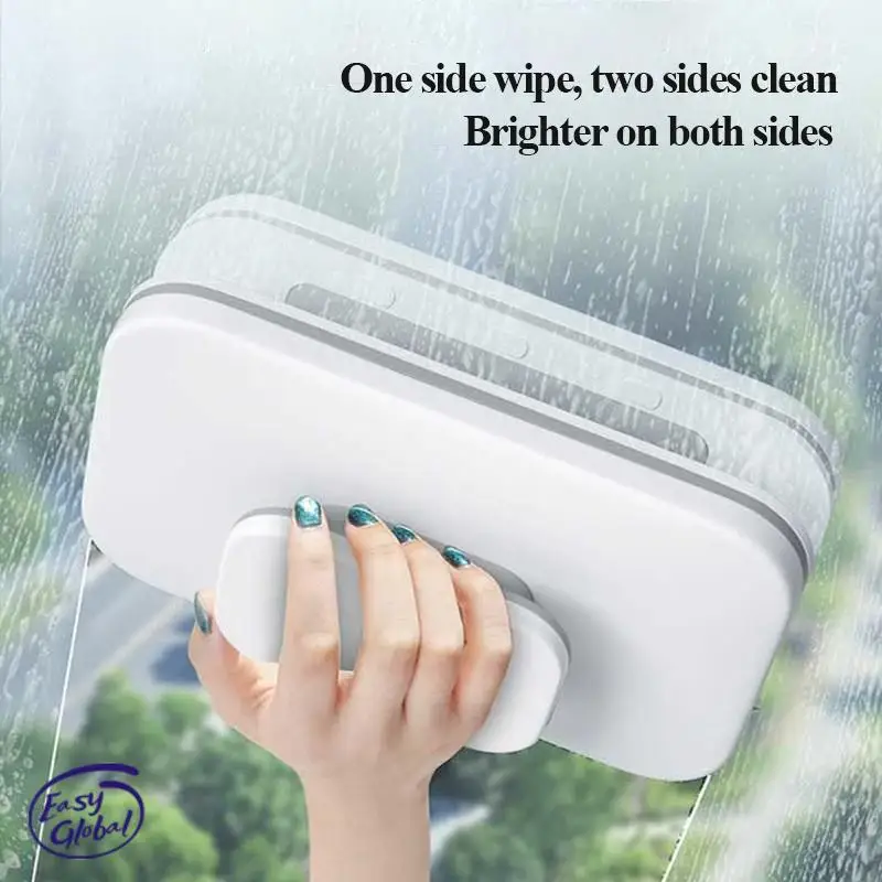 

3-30mm Double Hollow Magnetic Double-sided Glass Cleaner Double-sided Magnetic Window Cleaning Tool