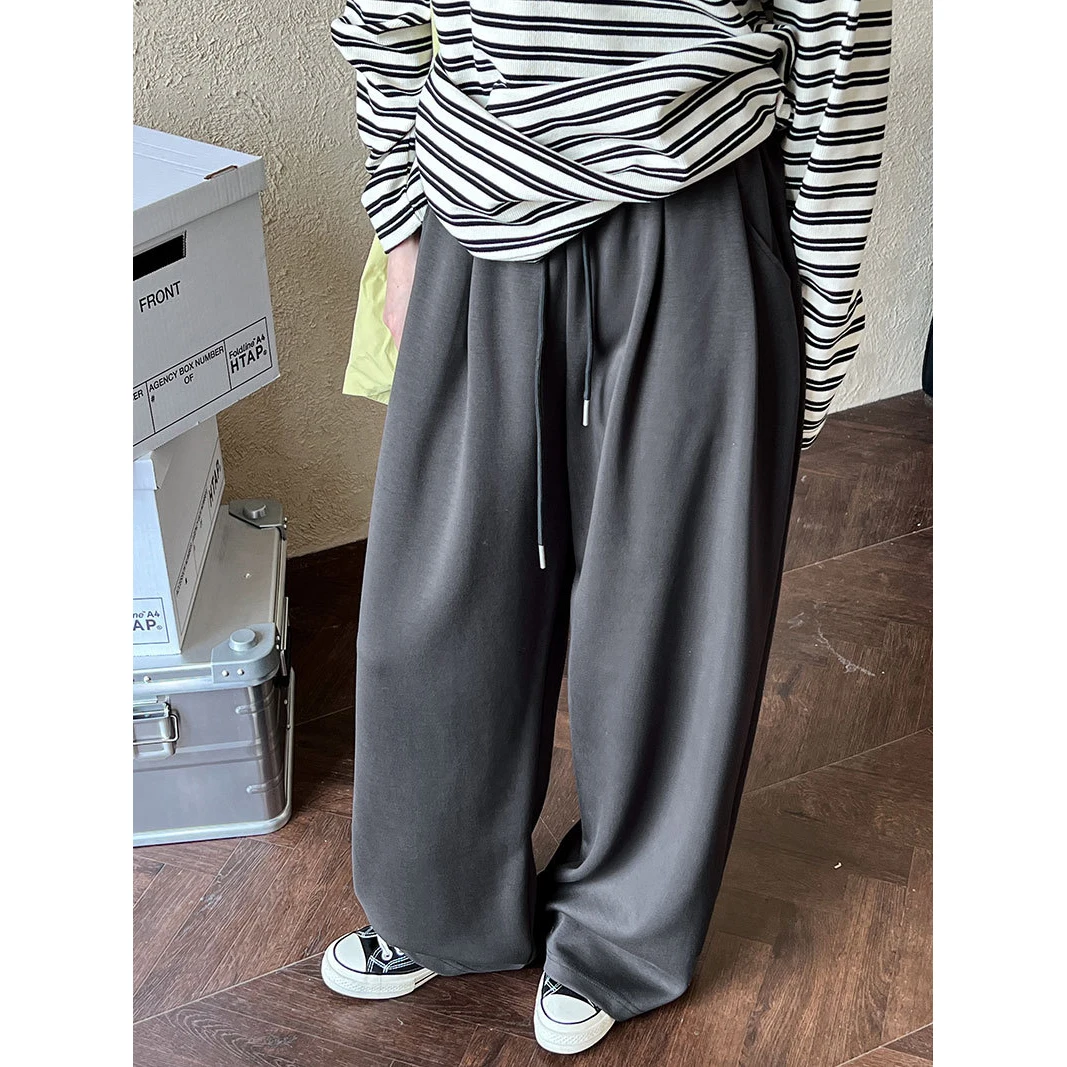 Женские прямые брюки из хлопка с высокой талией