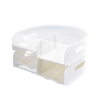 excellent egg storage box scentless pp material refrigerator slide design egg organizer drawer box egg tray egg holder
