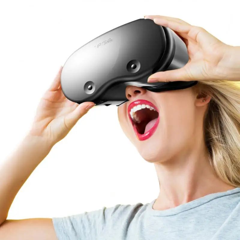 

3D VR-гарнитура VRGPRO X7, шлем виртуальной реальности для смартфонов, линзы для телефона с контроллерами, наушники от 5 до 7 дюймов