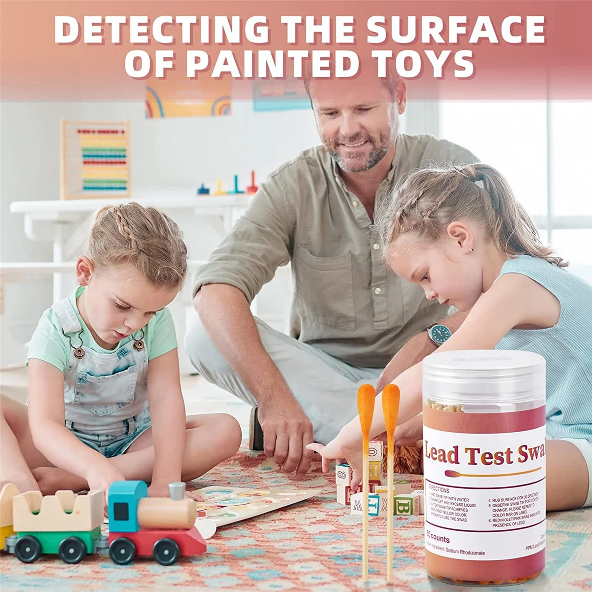 Набор свинцовых тест-тампонов-набор для испытания краски свинцовыми красками