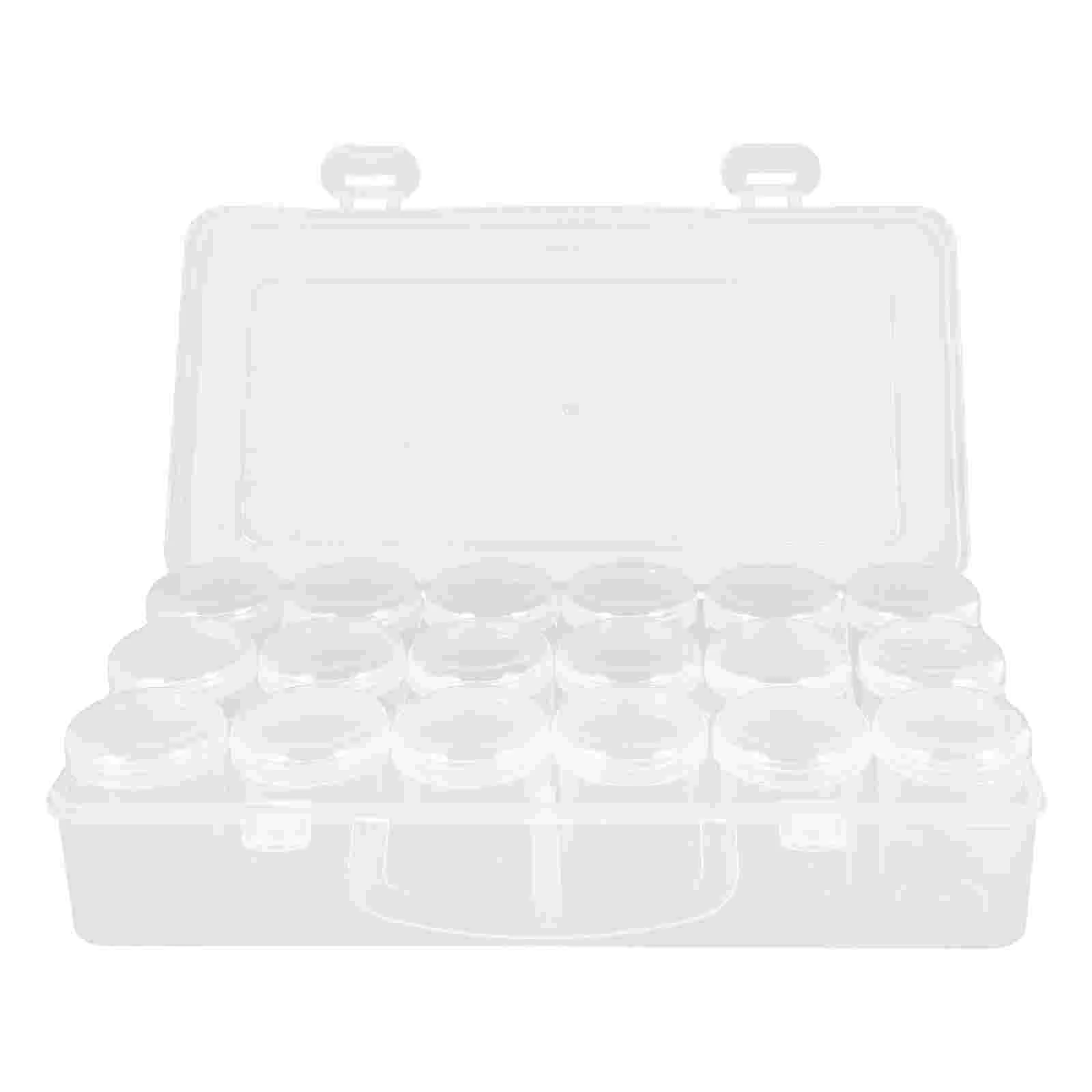 

Boxstorage Bead Button Compartment Nail Containers Pigment Sewing Case Clear Small Fake Dividerstransparent Container