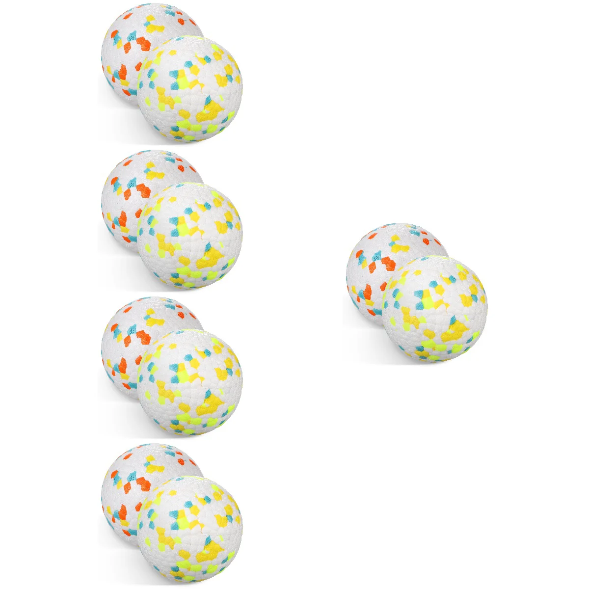 10 Pcs For Small Medium Large Indestructible Dog Dog Balls For Medium Dogs for Chewing Puppy Teething Dog
