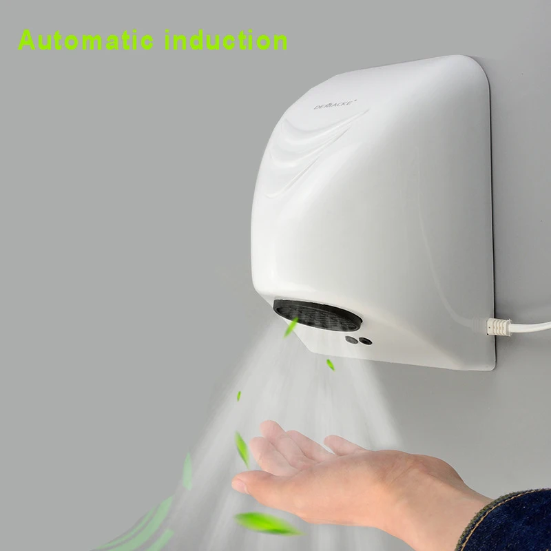 

Hotel Automatic Hand Dryer Automatic Hand Dryer Sensor Household Hand-drying Device Bathroom Hot Air Electric Heater Wind