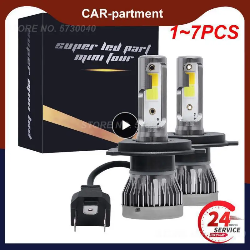 

1 ~ 7 шт., Автомобильные светодиодные лампы высокой мощности