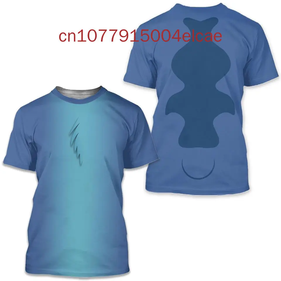 Персонализированная Ститч Ohana значит семья Lilo &amp Stitch 3D футболка