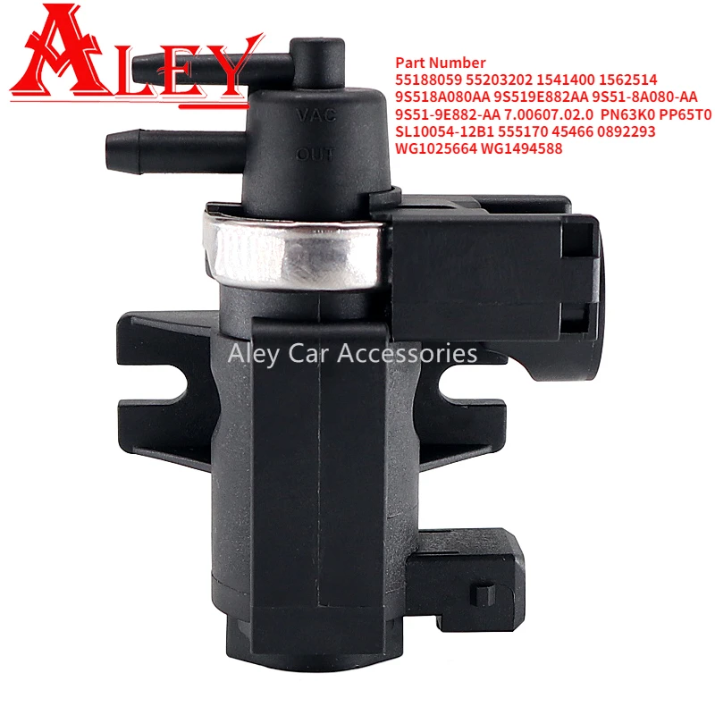 

High Quality 55188059 9S518A080AA 55203202 1541400 1562514 WG1025664 WG1494588 For Fiat For Ford Ka Turbocharger Solenoid Valve