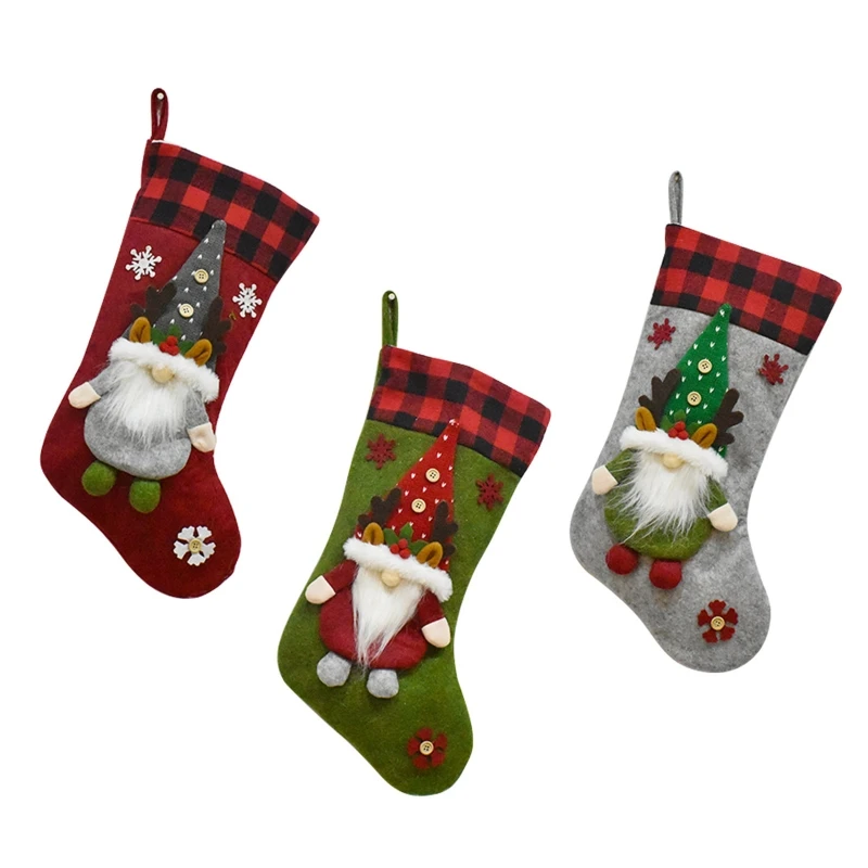 

Рождественские чулки, подвесное украшение для камина