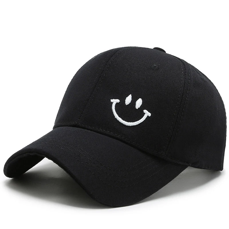 

Smiley Face Duck Tongue Hat Washed Aston Martin Cap For Men Women Outdoor Sweethearts Sports Baseball Smile Embroidered Hat