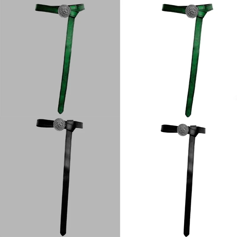 

95AB средневековый ремень из искусственной кожи с тиснением, винтажный рыцарский ремень эпохи Возрождения для женщин