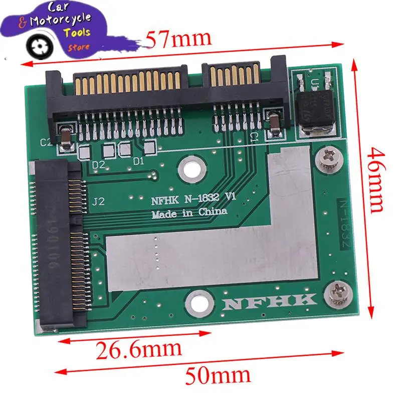 

New MSATA SSD To 2.5'' SATA 6.0gps Adapter Converter Card Module Board Mini Pcie SSD
