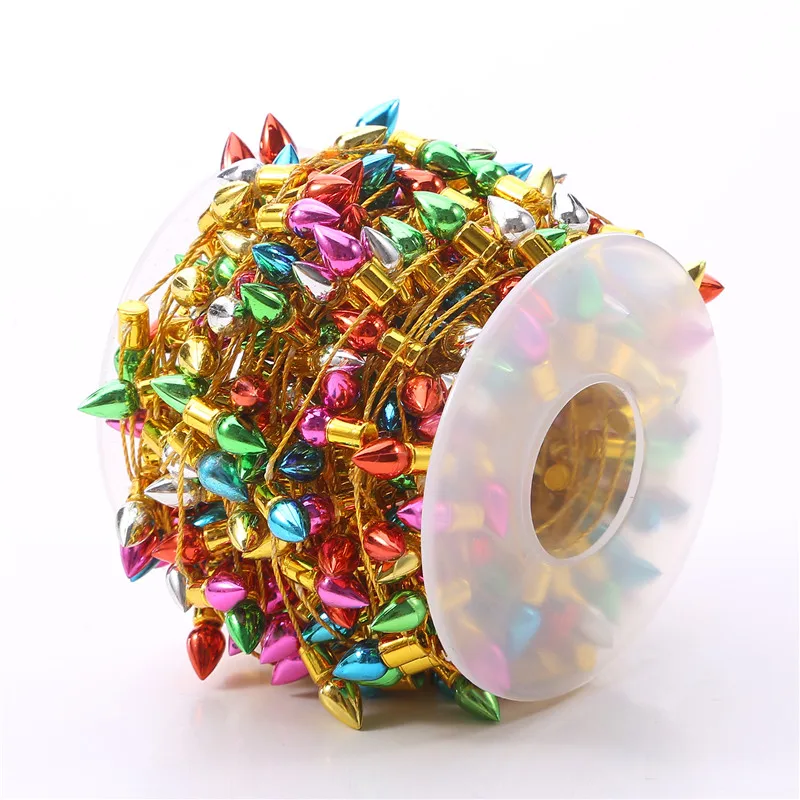 

2022 креативные реквизиты, цветная светодиодная гирлянда, водонепроницаемая Рождественская гирлянда для свадьбы, рождевечерние, украшение для кукольного домика