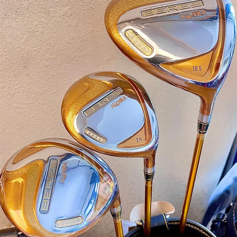 

2022 New Golf Driver set HONMA Beres S07 4 star Golf Driver + fairway woods (3 pcs) Graphite R S flex with Head cover