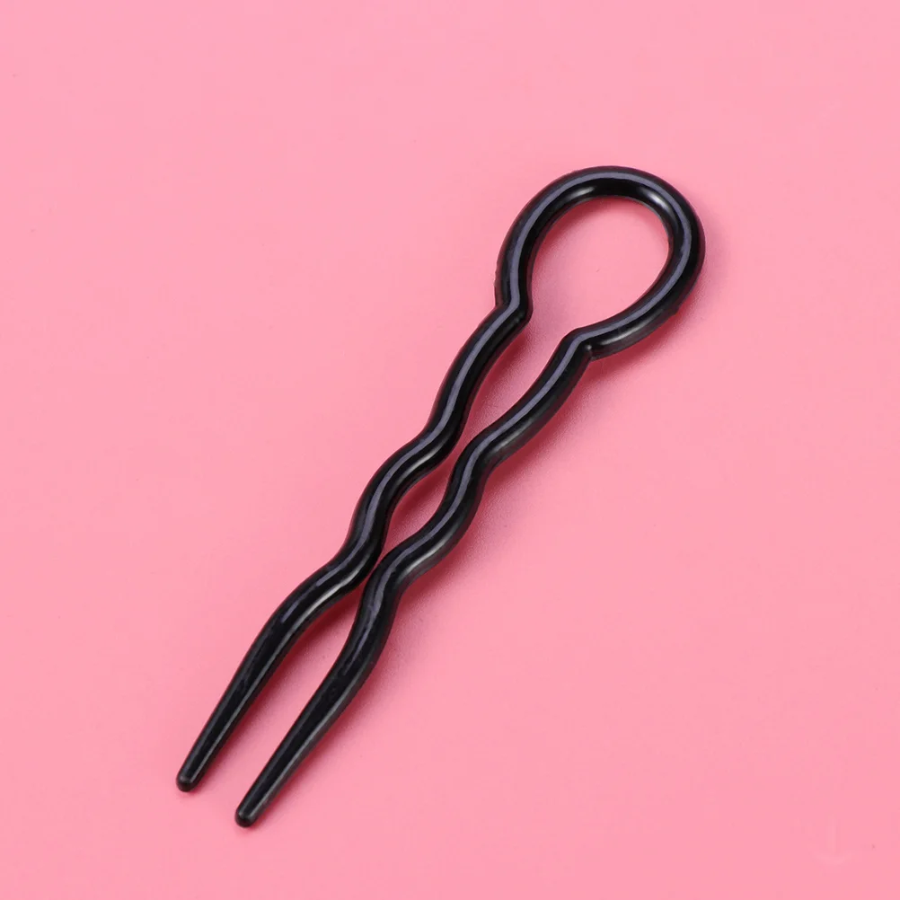 24 шт. инструмент для быстрой укладки волос U-образные вилки (черные) декоративные