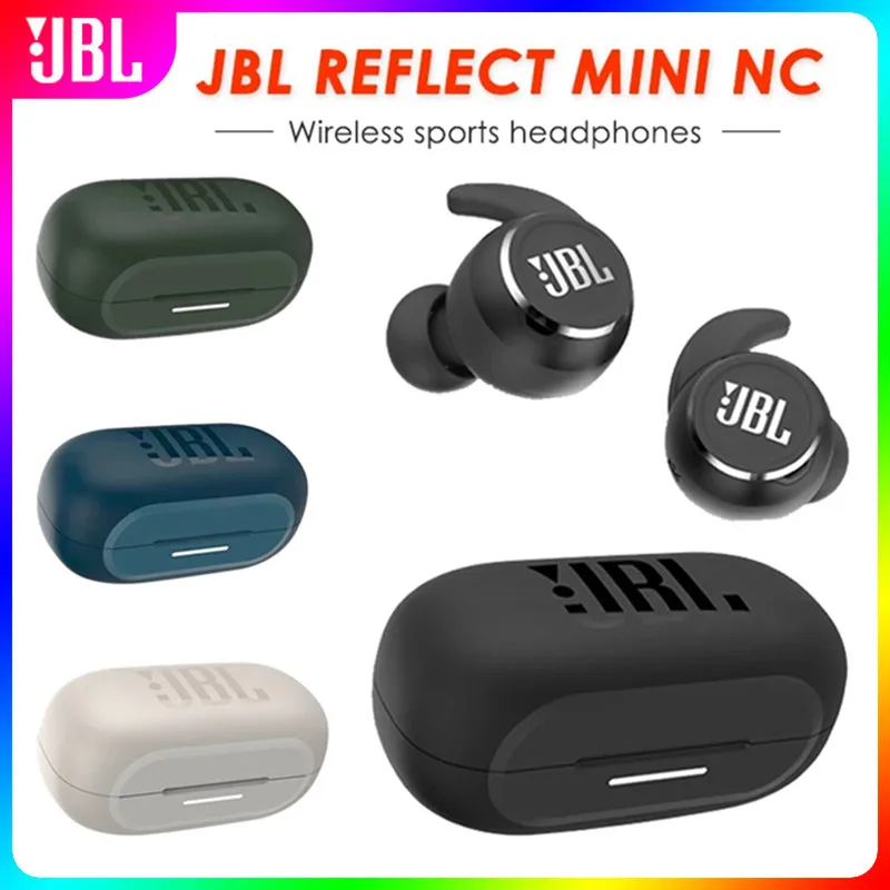 Original For JBL Bluetooth Earphones Wireless Headphone For JBL REFLECT MINI NC Mini Stereo Earbuds Bass Sound Gaming Headset