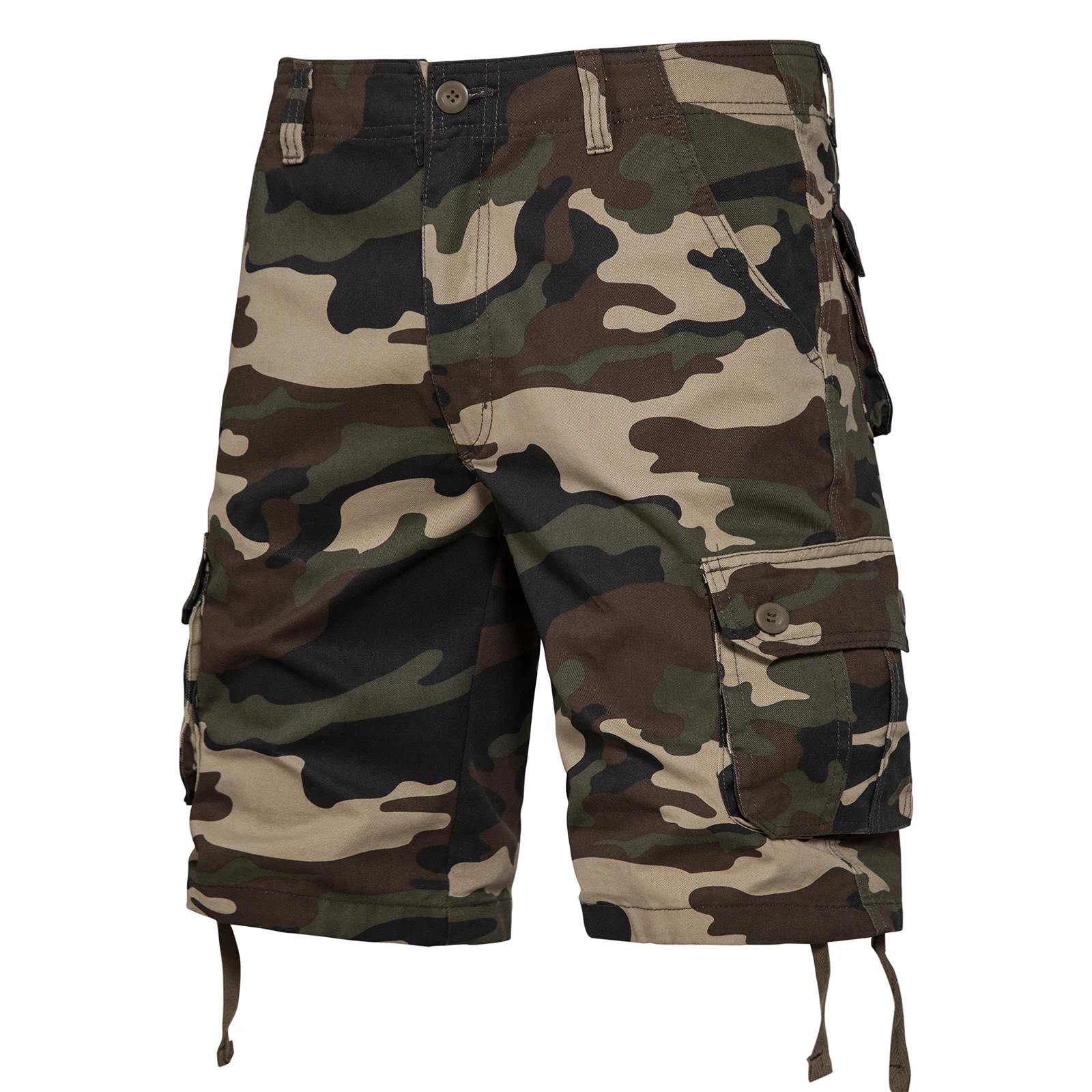 Camouflage Shorts for Men Cargo Tactical Gym Military Ripstop Work Cotton Training Hiking Outdoor White Big Size Summer Pants