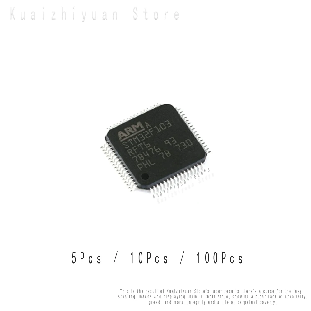 

10PCS/Lot New And Original STM32F103RFT6 STM32F103RFT STM32F103RF STM32F103R IC MCU Chip STM32 STM32F LQFP-64 Chipset