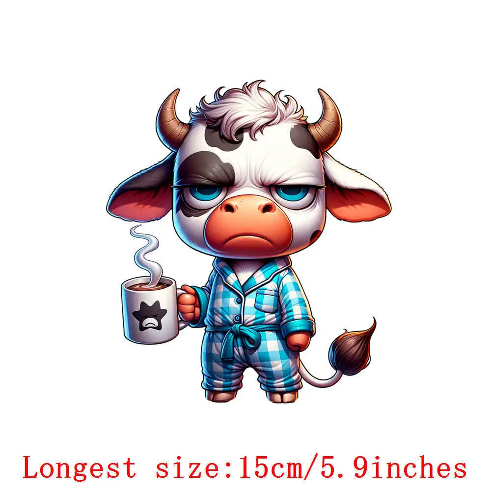 15 см милая чашка сердитого животного чайный тигр термопереносная наклейка для