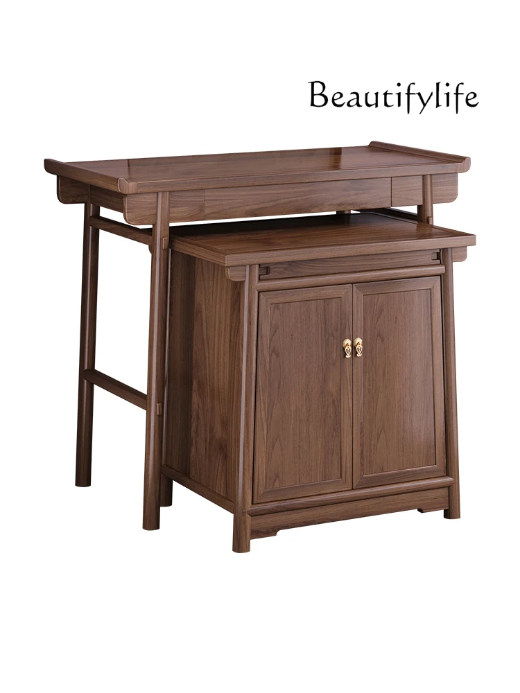 Китайский простой стол для благовоний буддийский зал алтарь гуангун из массива