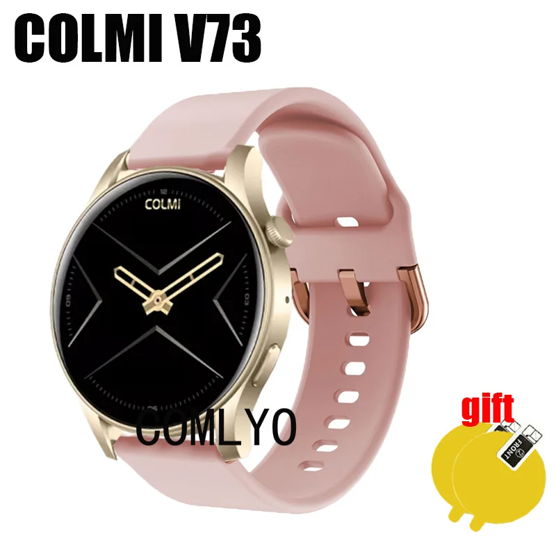 Для COLMI V73 ремешок для умных часов женщин и мужчин силиконовый мягкий спортивный