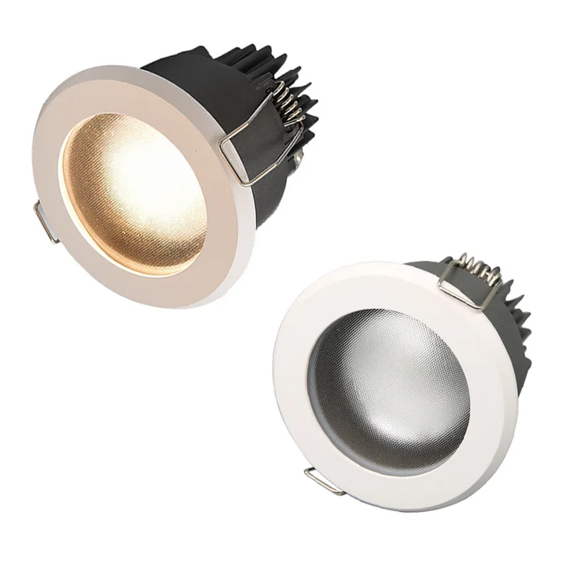 

Embedded LED Anti-Fog Waterproof Ip65 Cob Ceiling 12W AC85-265V Warm White Bathroom Kitchen Hotel Shower Room LED Downlight