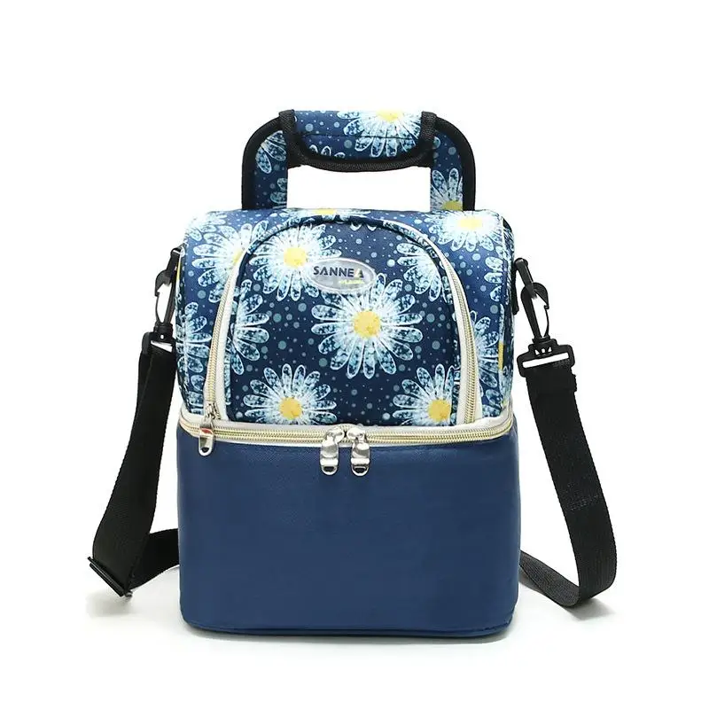 

Новая утолщенная женская теплая сумка для ланча Sac A Dejeuner, портативная индивидуализированная сумка для мамы, изолированная холодная Изолиро...