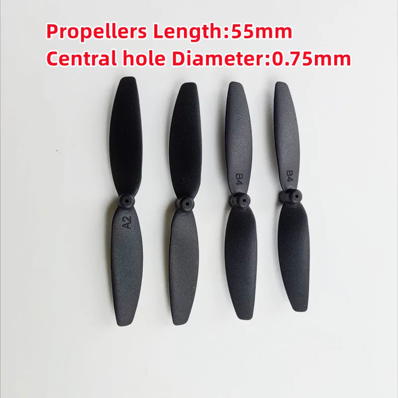4 шт. 716 7 мм * 16 2CW + 2CCW бессердечные двигатели 55 пропеллер DC 3 В бессердечный