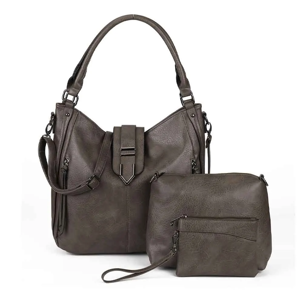 

3 шт./комплект, Женская Повседневная Сумка-тоут из ПУ кожи