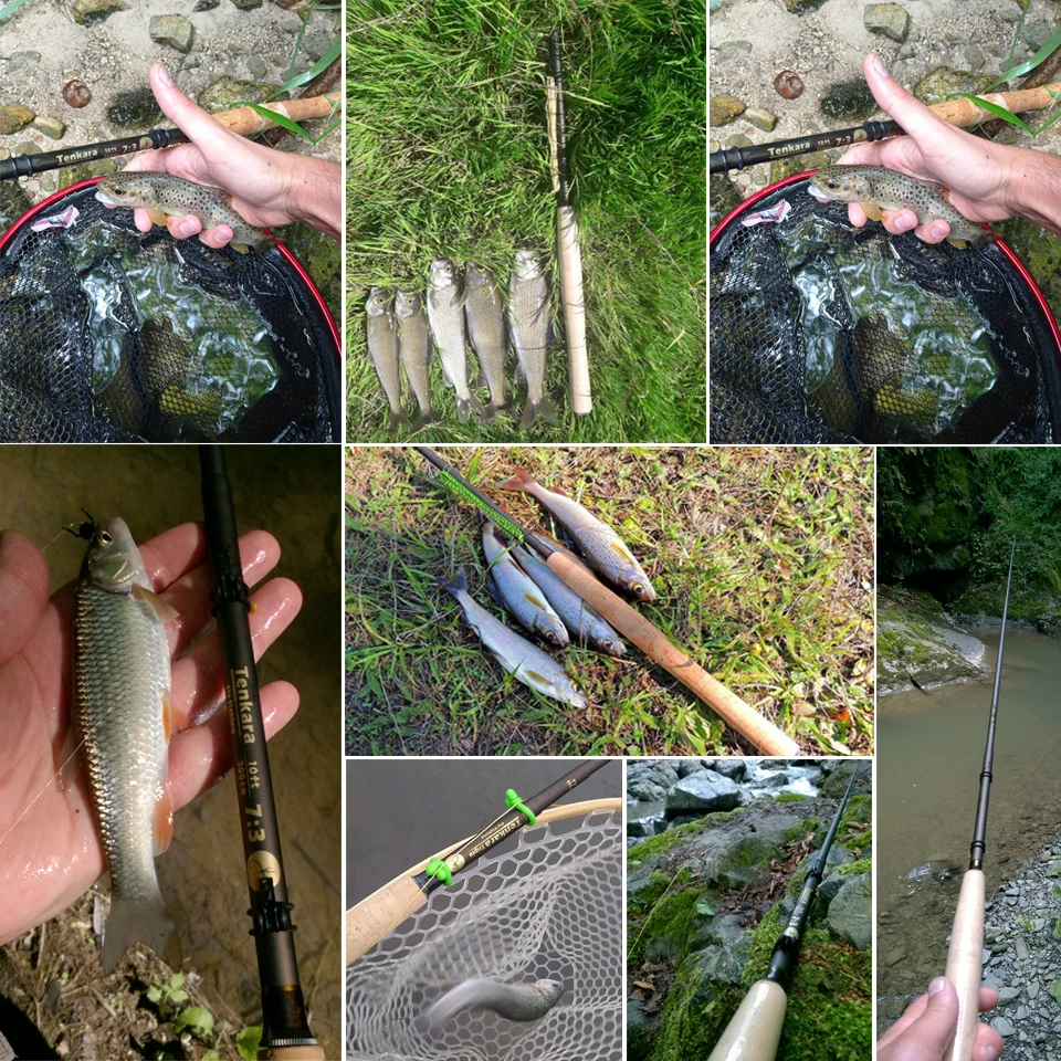 Maximumcatch 9-13 футов V-Tenkara Rod наряд IM1036T углеродное волокно Fly Rod & Tenkara Line & деревянная коробка & мухи (art.: 79dffc1b7) - 79dffc1b7