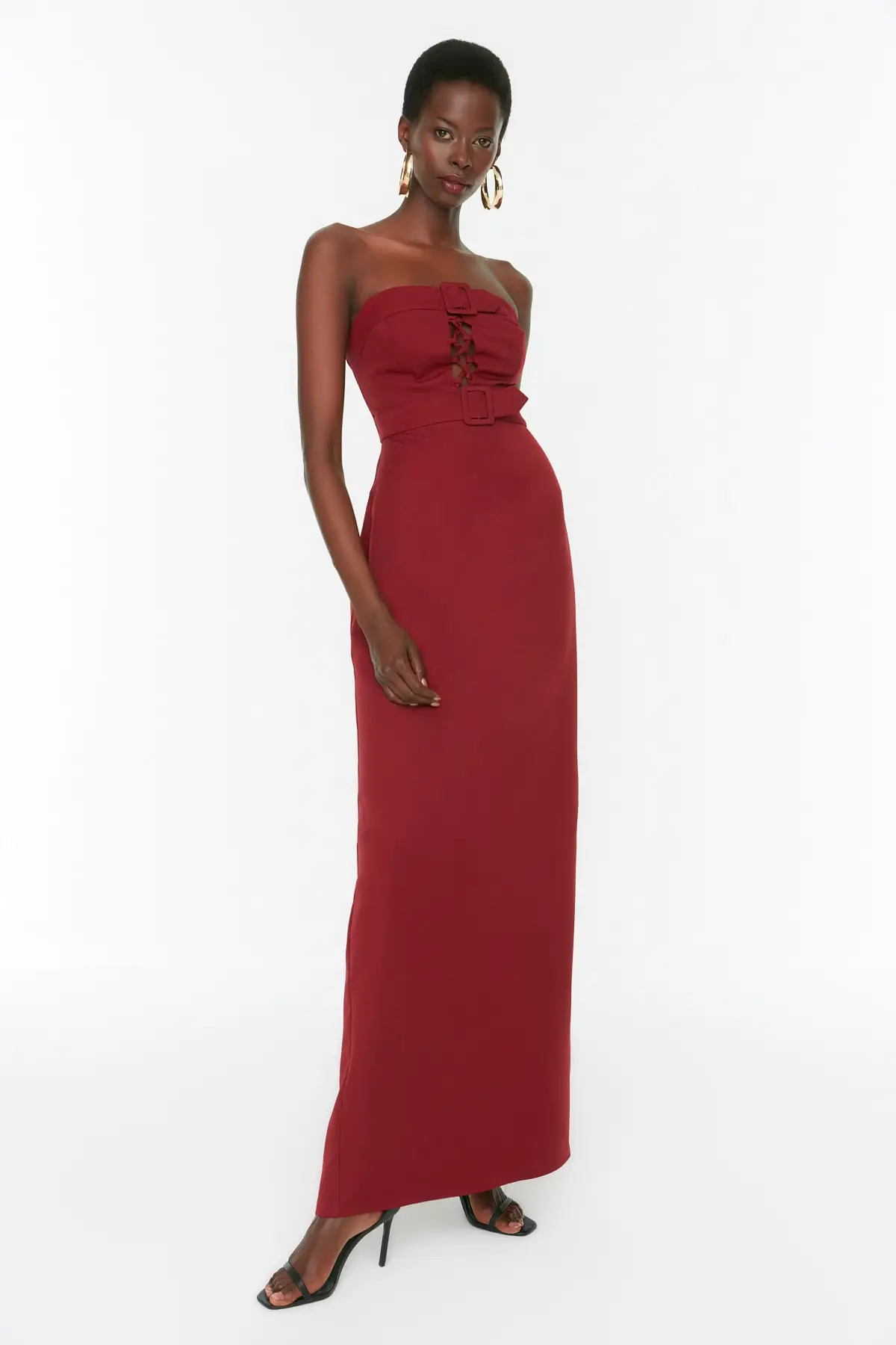 

Вечернее платье с вырезом и выпускным платьем TPRSS22AE0149